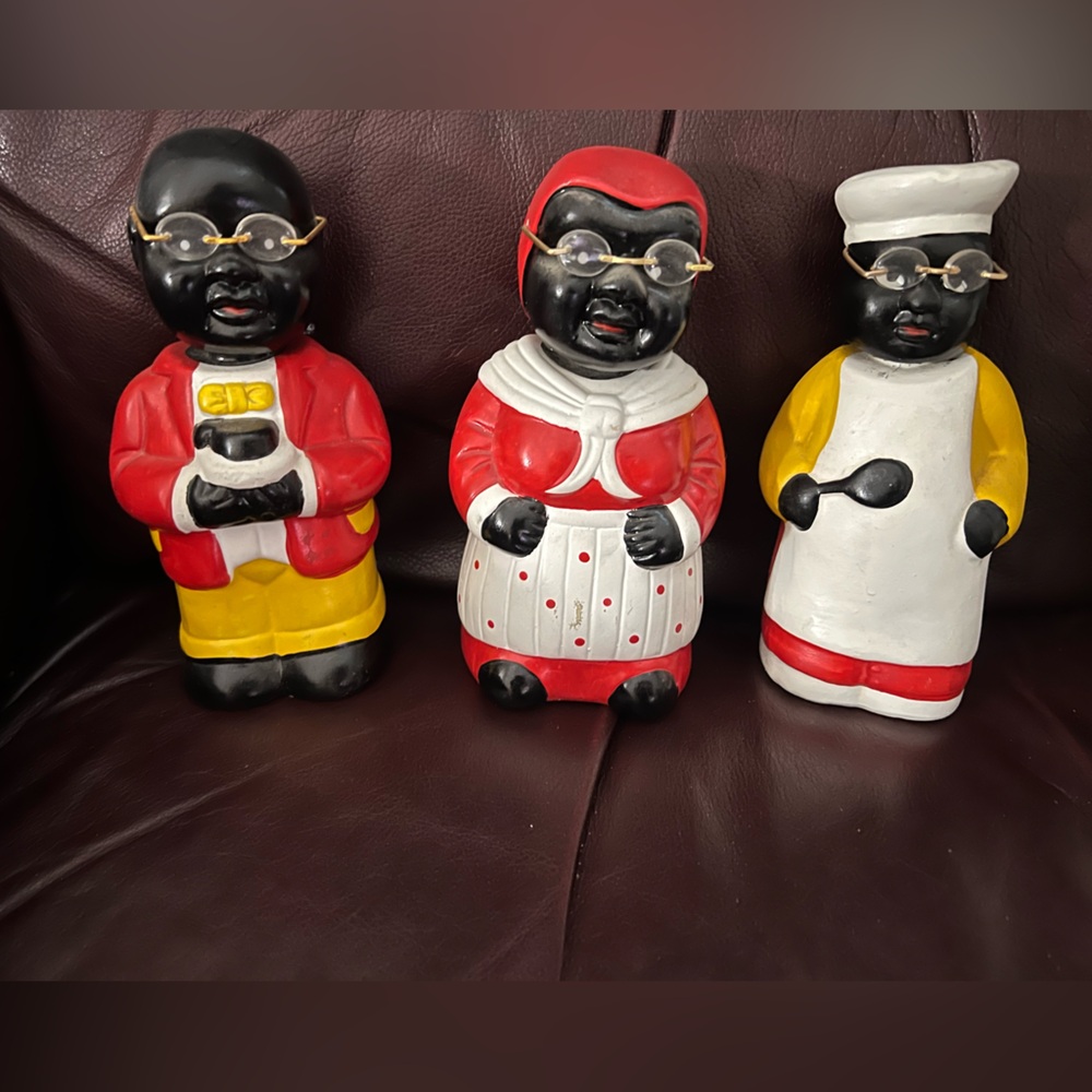 Black Americana Bobble Head Bank